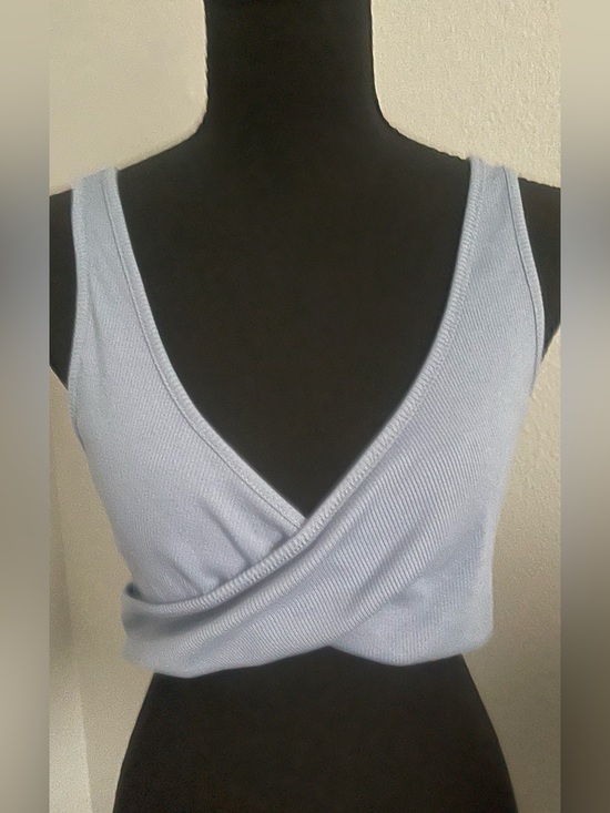 Roxy Tops - Roxy Riviera Blue Ribbed workout Top NWT